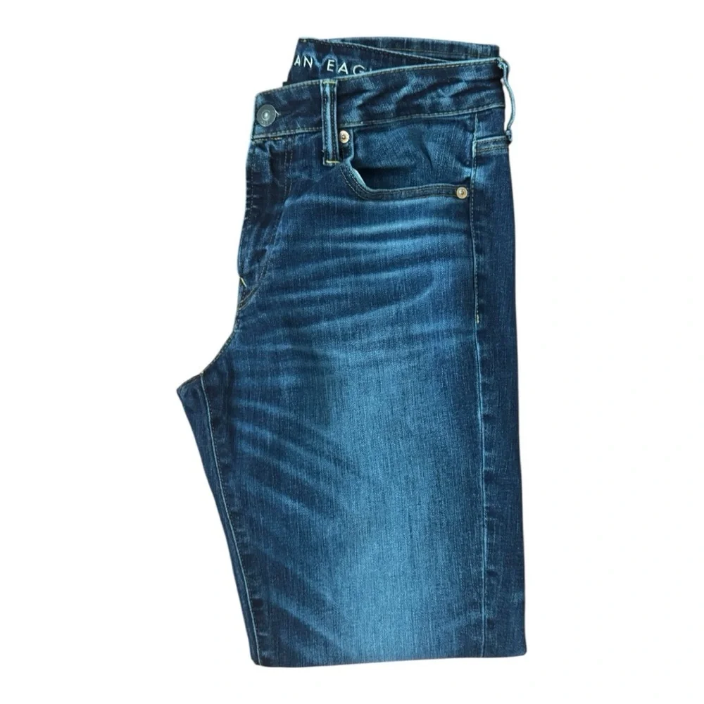 American Eagle Outfitters Men's Blue Slim Jeans